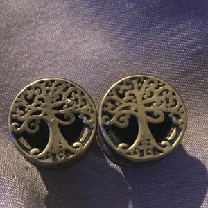 00 Brass Tree of Life Flared Gauges
